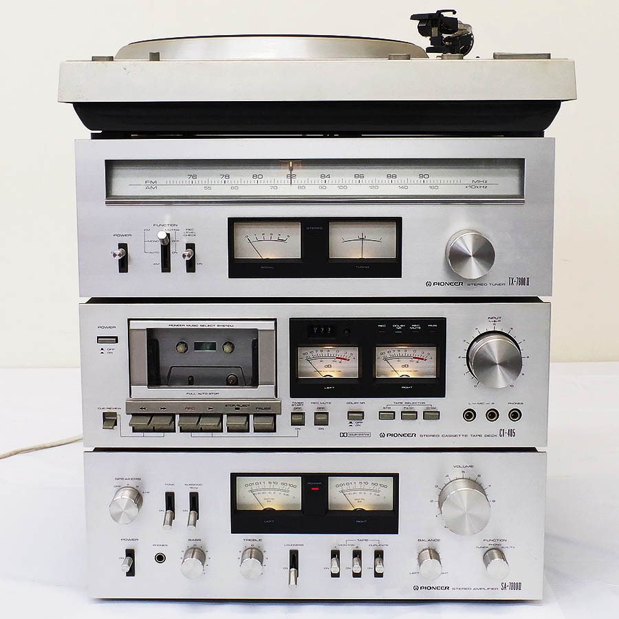 ジャンク Pioneer アンプ SA-7800II / チューナー TX-7800II / テープ