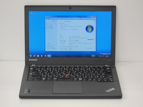 ☆Lenovo ThinkPad X240 20AMS4H700 Core i5 4300U 1.9GHz 4GB 500GB