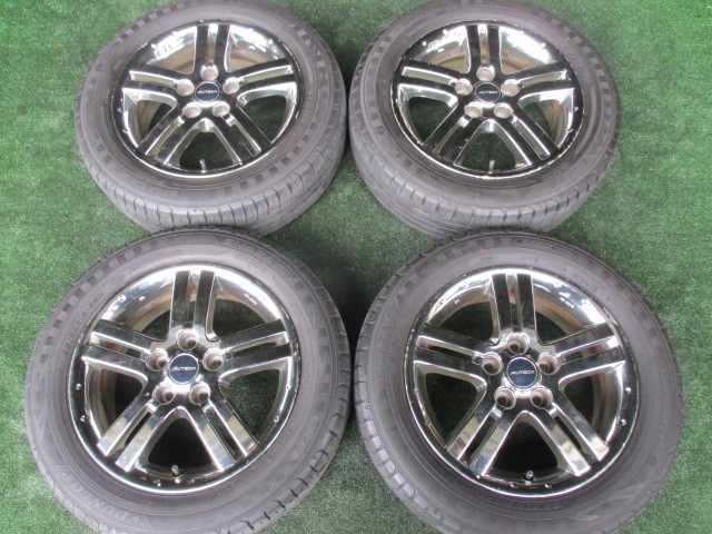 C25セレナライダーホイール　グッドイヤー 195/60R16 タイヤ セット AUTECH / オーテック 日産 C25 セレナ ライダー 純正 メッキ ホイール