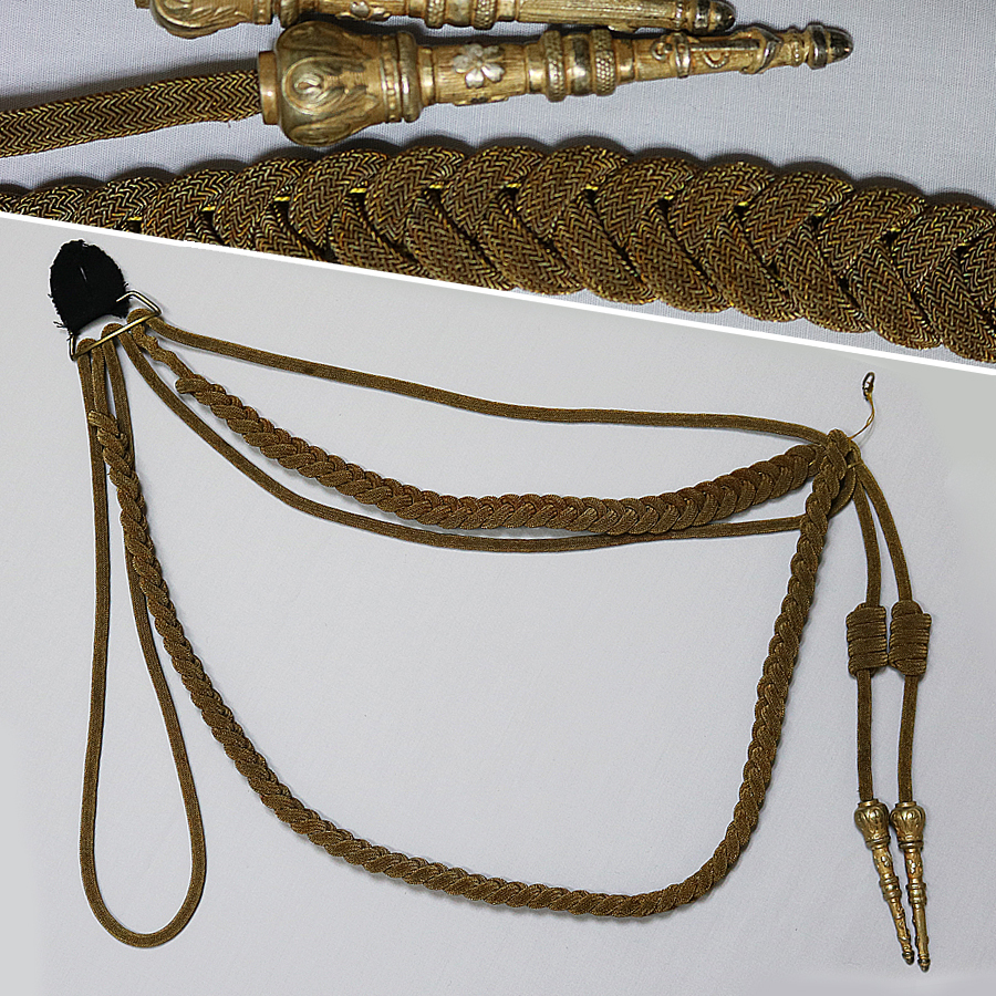 【実物・美品】旧日本海軍将校用参謀飾緒
