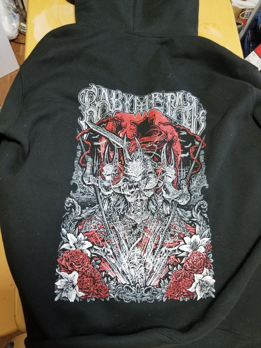 メルカリ パーカー BABYMETAL 2026年最新babymetal xxlの人気アイテム