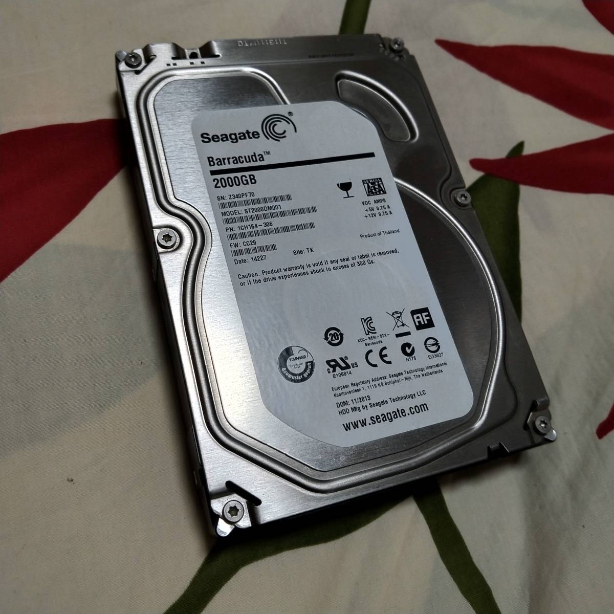 Seagate Barracuda ST2000DM001 2TB Internal 3.5 Hard SATA com