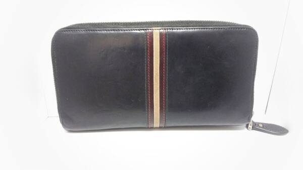 バリー 長財布 BALLY 焦げ茶 6309717MLT01H Yahoo!ショッピング バリー BALLY 長財布 レザー 黒×ダークブラウン×ベージュ ラウンドファスナー 財布