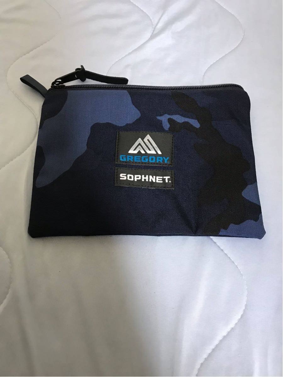 【新品】【非売品】 新品未使用 SOPHNET × GREGORY ソフネット グレゴリー 迷彩ポーチ 鞄 かばん バッグ 即決早い者勝ち