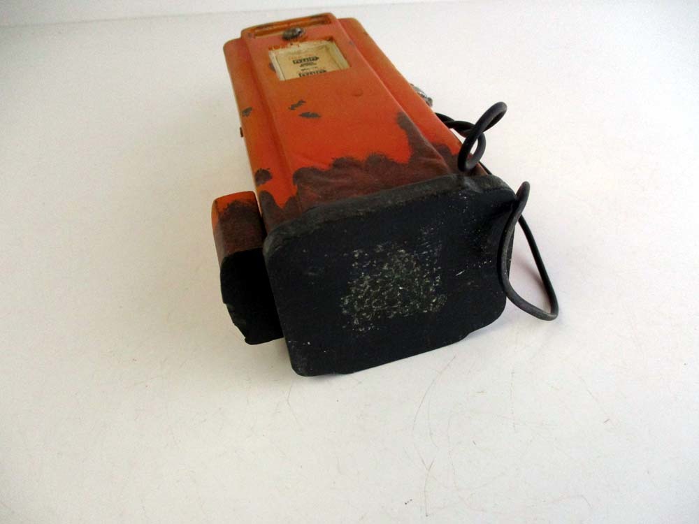 TEXACO　セピア調ガソリンスタンド給油器　美品　重さ700g以上　高さ約20cm_10
