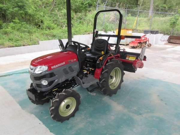 宮崎県発 メンテナンス 整備 済 ヤンマー GK16 トラクター 13.2h パワステ 倍速ターン 逆転PTO 16.5馬力 ロータリー RZ140S 直 T3958337