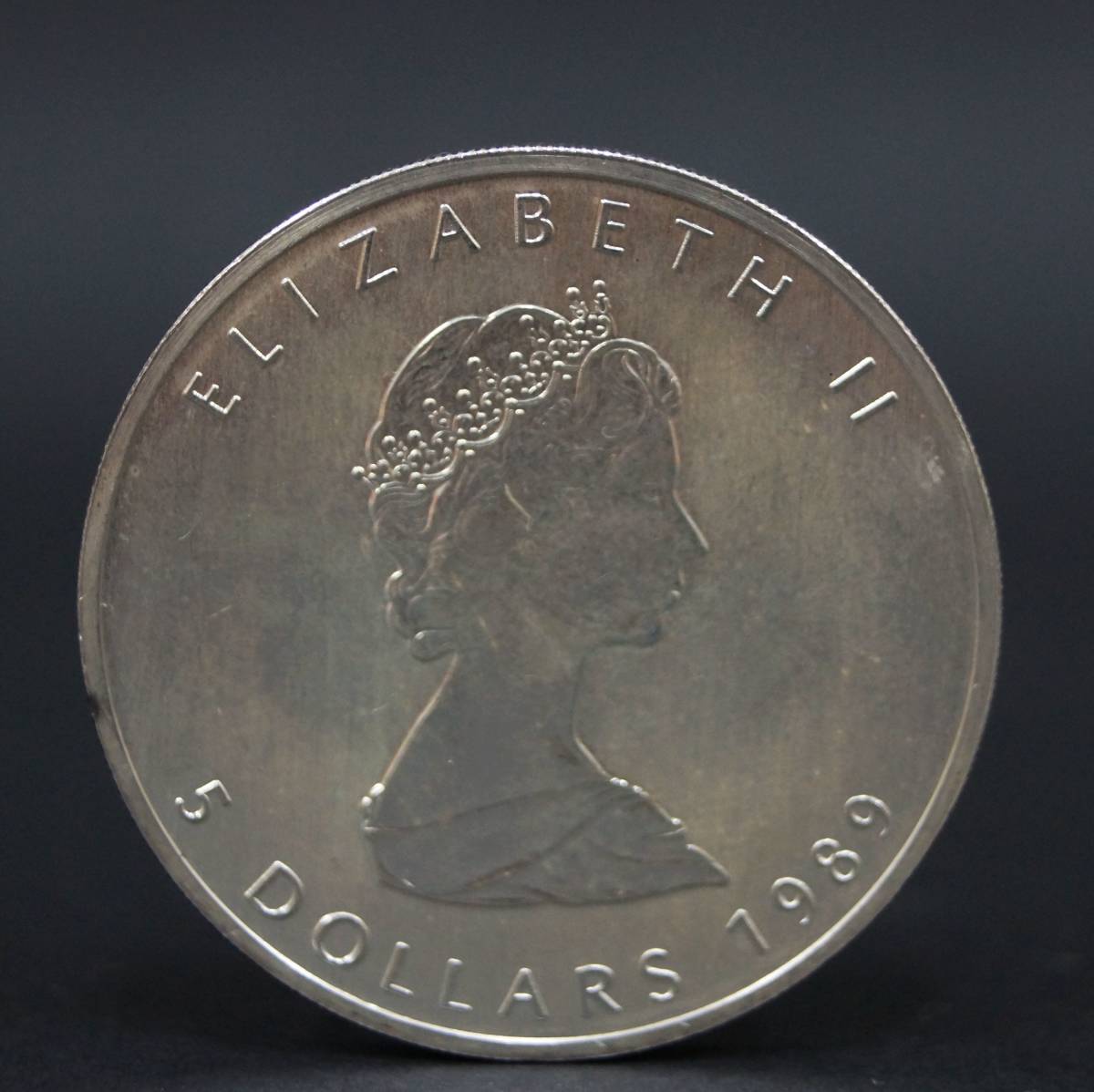 寂 蔵出時代CANADA FINE SILVER 1 OZ ARGENT PUR 9999 ELIZABETH Ⅱ 5 DOLLARS
