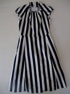 Lisa Pearl ストライプ柄ワンピース 38