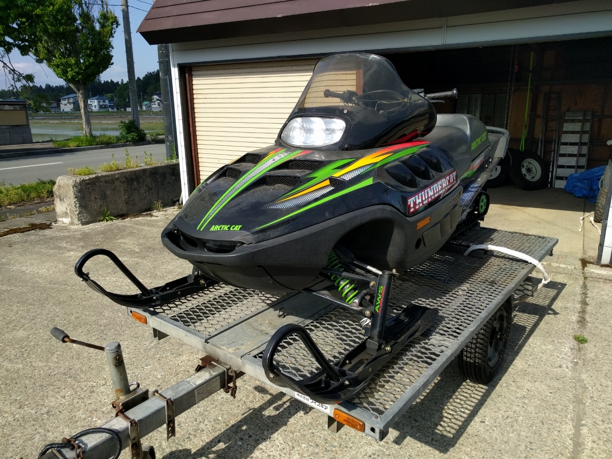 arctic cat 1000 スノーモービル　引取限定　現車確認対応します　今シーズン始動確認済み　山形県　大石田町_1