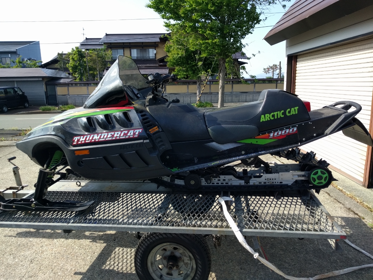 arctic cat 1000 スノーモービル　引取限定　現車確認対応します　今シーズン始動確認済み　山形県　大石田町_2