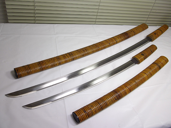豊富な，大得価 籐巻鞘 模造刀 長短セット(模造刀)｜売買されたオークション情報、yahooの商品情報をアーカイブ公開 - オークファン 模造刀