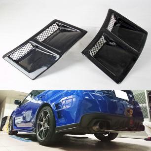 スバル VA系 15-19 WRX STI リア 左右 サイド フェンダー ダクトカバー ABS素地(黒) セット