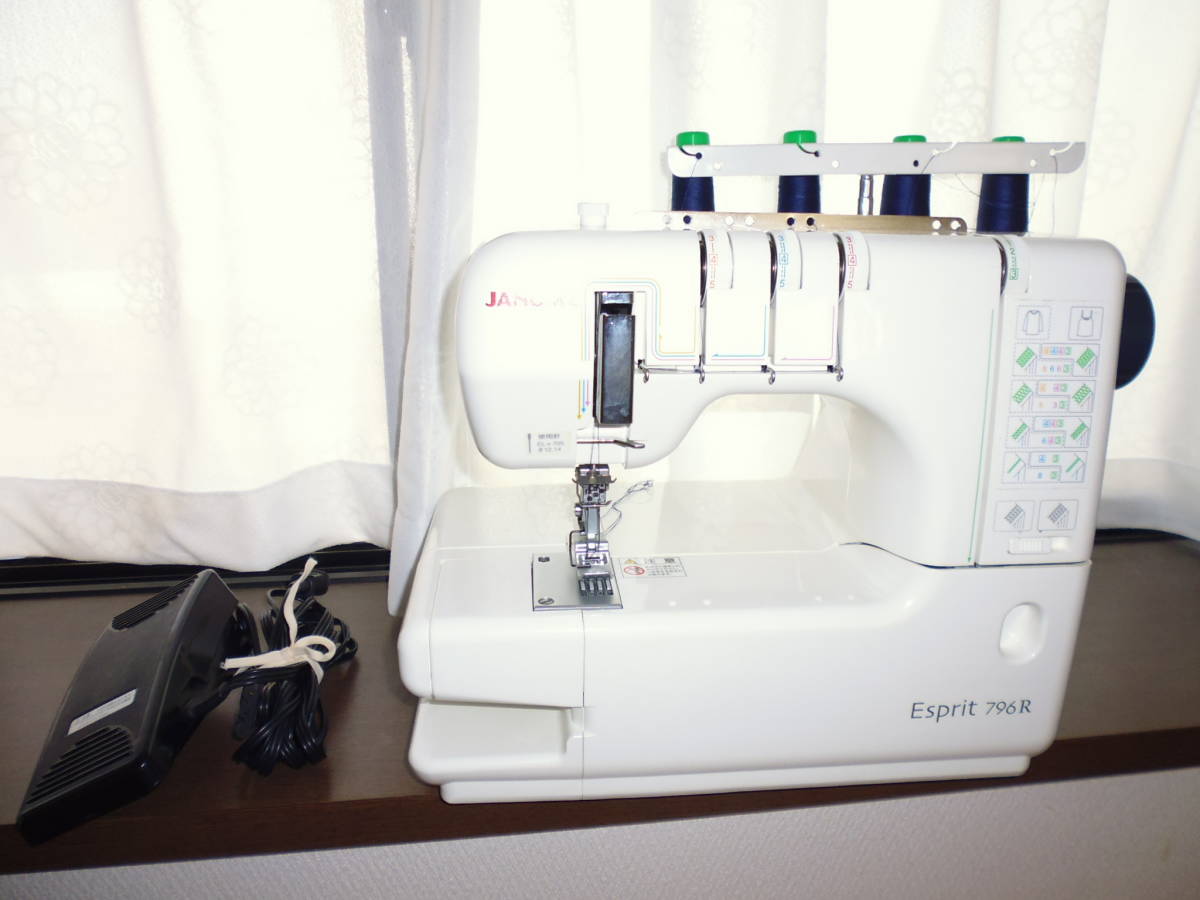 大人気ブランド通販 中古美品＊ジャノメ＊カバーステッチミシン＊796R