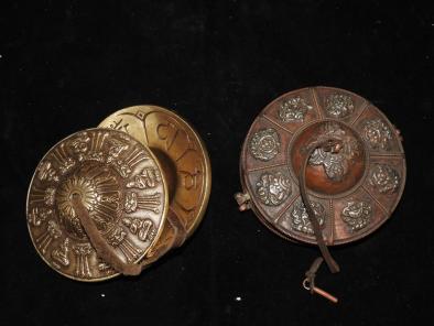 密宗法器 仏具 銅製金鍍 手鈴 箱付 鎮宅辟邪 時代唐物 約11