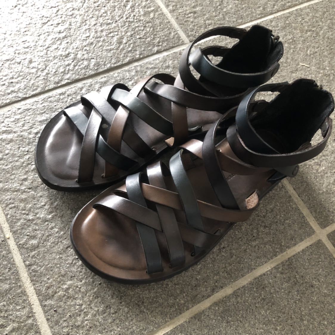 100%新品，HOT alfredoBANNISTER アルフレッド バニスター レザーサンダル サイズ39(アルフレッドバニスター)｜売買されたオークション情報、yahooの商品情報をアーカイブ公開 - オークファン アルフレッドバニスター