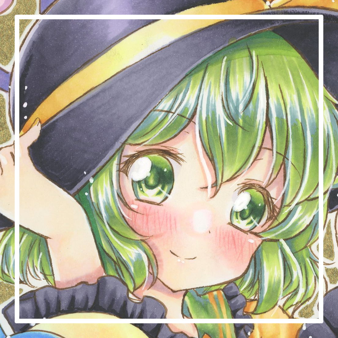 同人手描きイラスト【東方PROJECT】古明地こいし(手描きイラスト