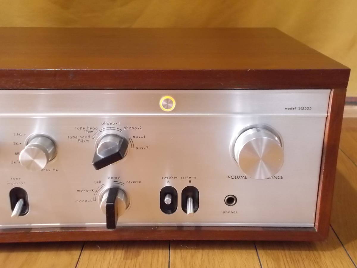 LUXMAN SQ505X プリメインアンプ 動作未確認 現状品 Yahoo