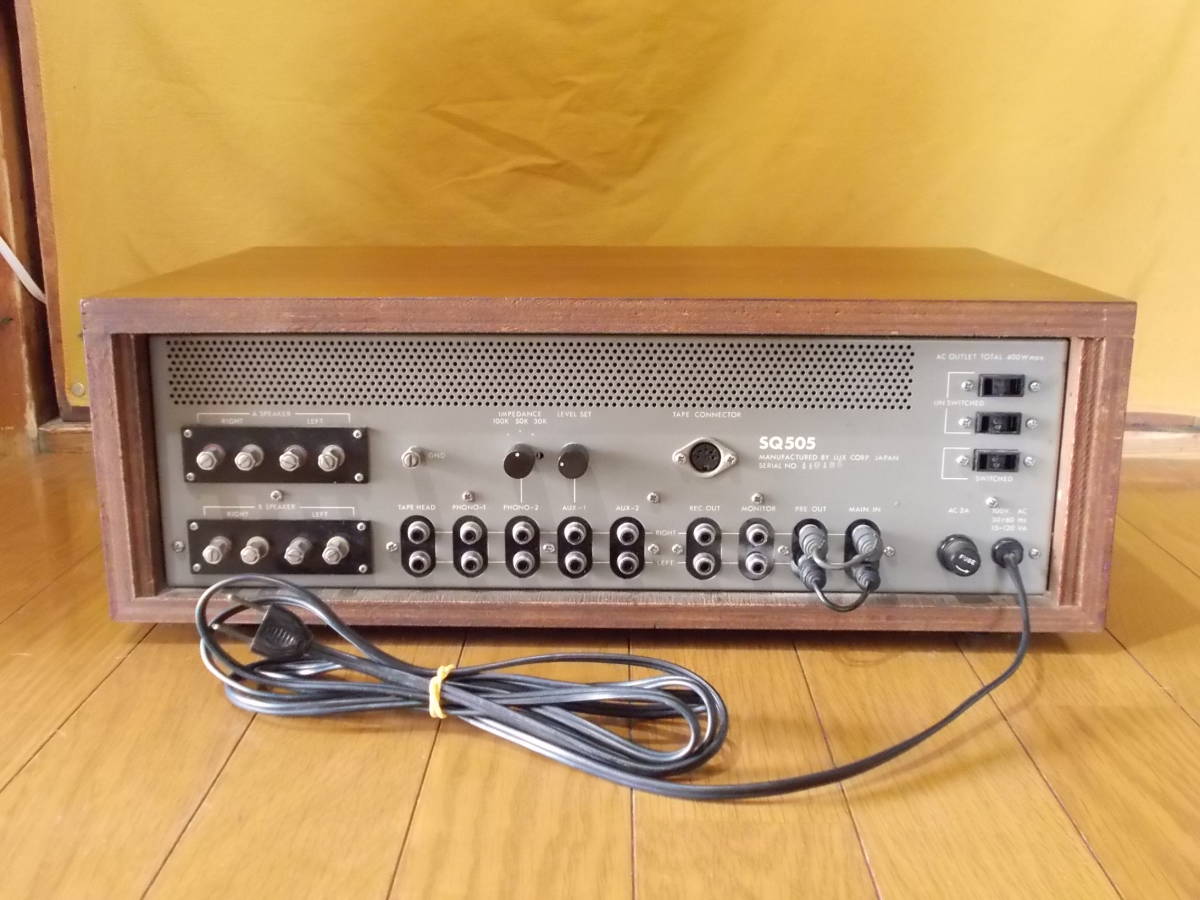 LUXMAN SQ505X プリメインアンプ 動作未確認 現状品 LUXMAN SQ505X プリメインアンプ 動作未確認 現状品 Yahoo