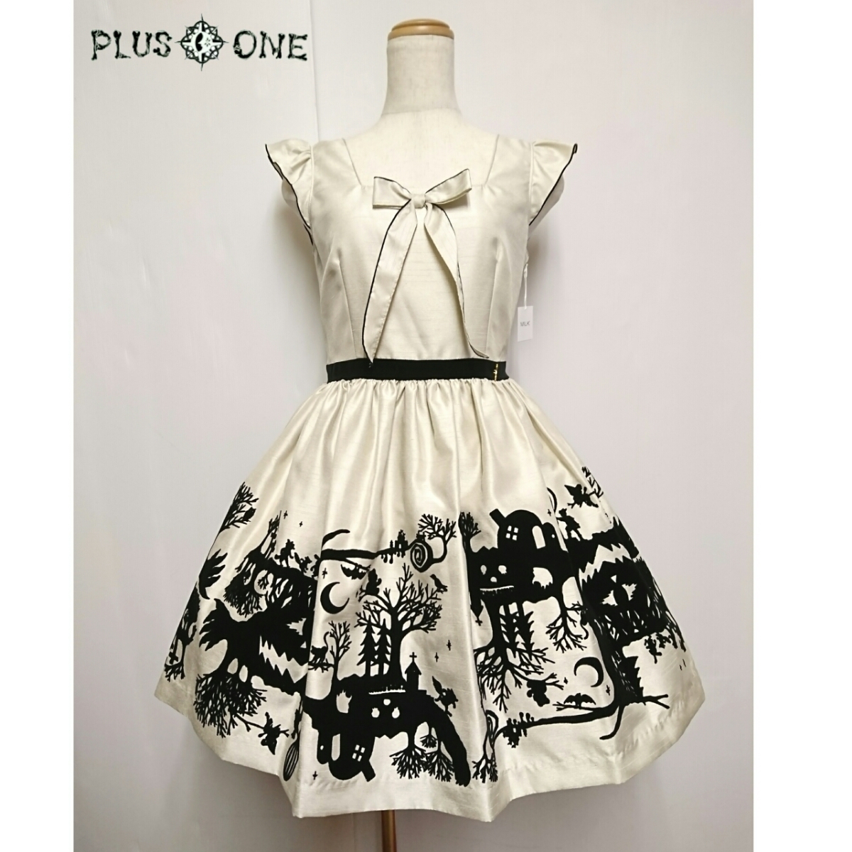 送料込み*未使用【MILK】オーバー・ザ・ムーン dress アイボリー 
