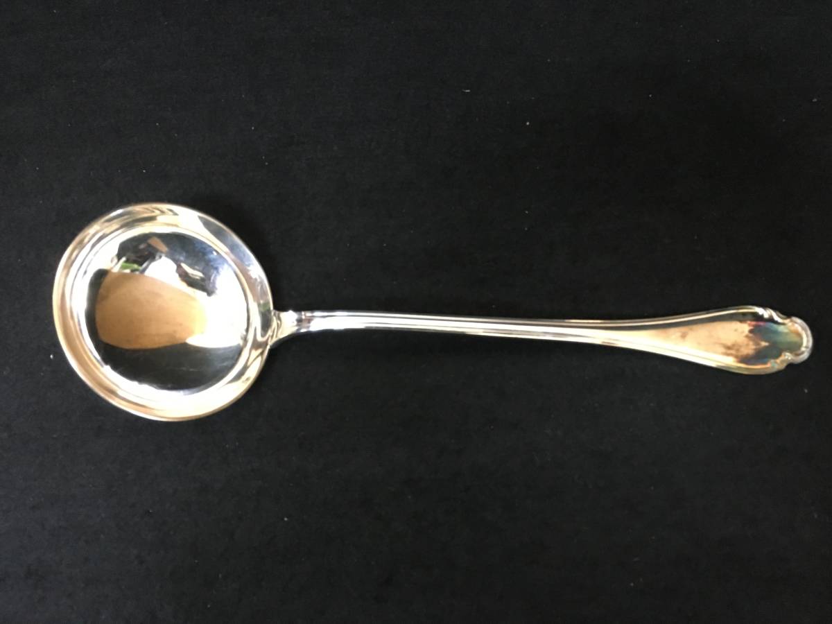 クリストフル 1、Christofle クリストフル スープレードル 展示品 経年