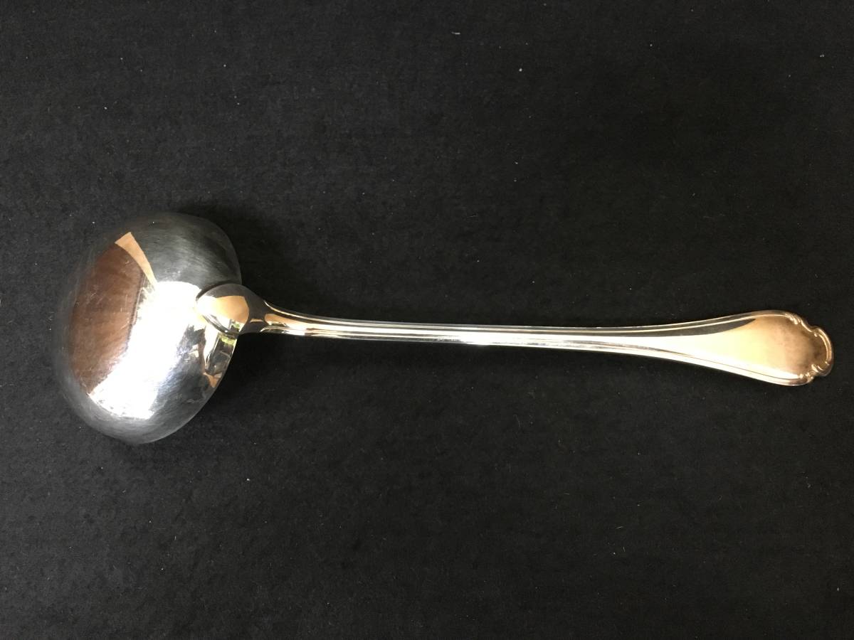 クリストフル 1、Christofle クリストフル スープレードル 展示品 経年