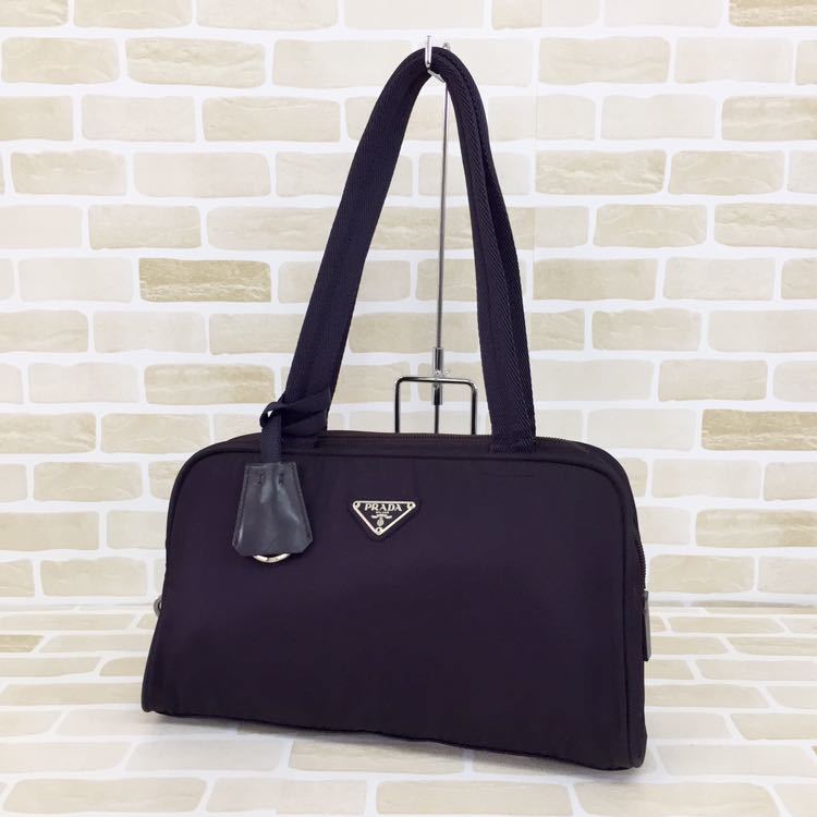 1円 PRADA プラダ テスートナイロン×レザー トートバッグ 1円 PRADA プラダ テスートナイロン×レザー トートバッグ