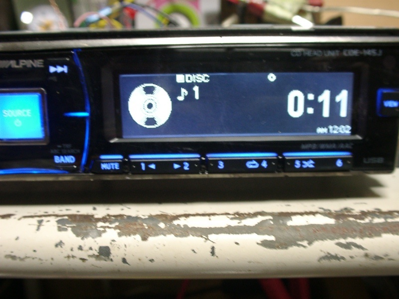 ALPINE アルパイン CDE-145J 1DIN カーオーディオ 動作確認済み