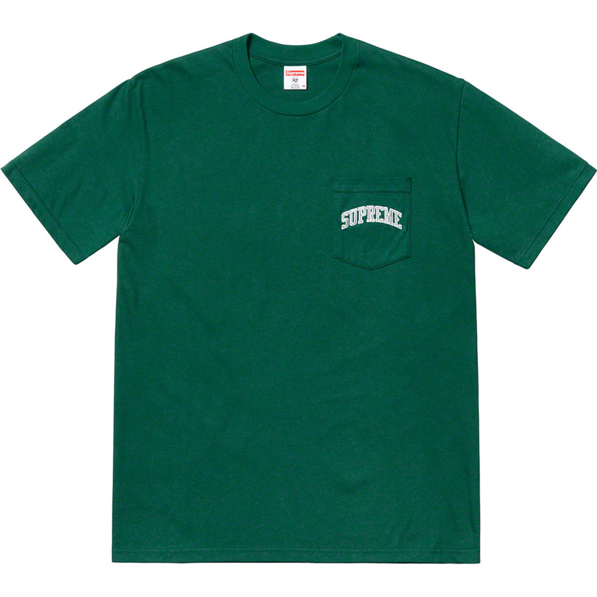 送料185円可 Mサイズ Supreme NFL Raiders '47 Pocket Tee 19SS Dark Green 緑 グリーン M Medium ポケT Tシャツ レイダース 新品 本物