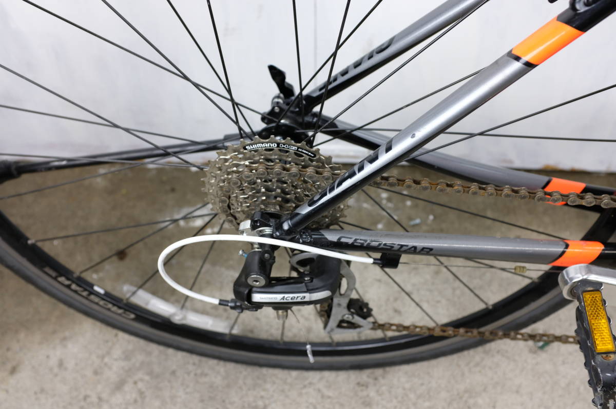 良品☆ GIANT CROSTAR （クロスター）700C アルミ 24速 465mm クロス 