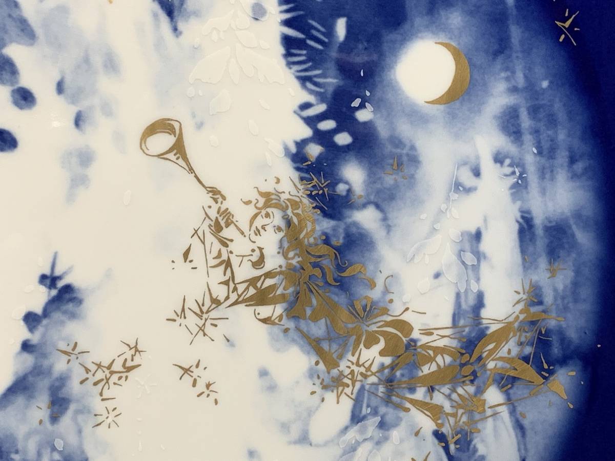 MEISSEN マイセン 1992 イヤープレート 冬の森 元箱付属 未使用品