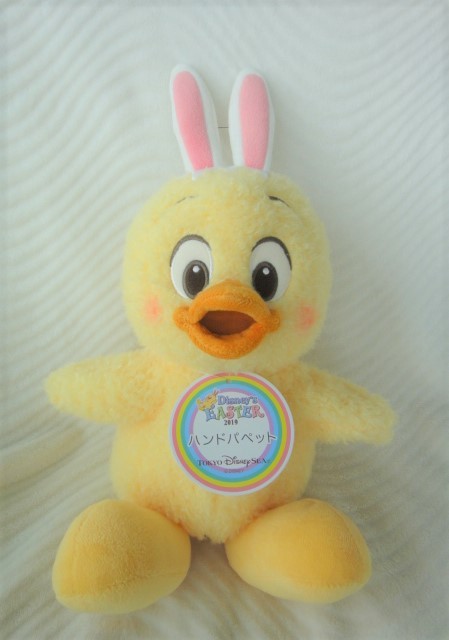 ハンドパペット ぬいぐるみ うさぴよ ディズニーシー うさピヨ イースター ディズニー シー SALEうさピヨ 音が鳴る グッズ（パペット、ぬいぐるみ、パス “うさピヨ” 2019年初登場 パペット ハンドパペット・お土産 Tip-Topイースター