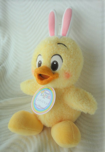 ハンドパペット ぬいぐるみ うさぴよ ディズニーシー うさピヨ イースター ディズニー シー SALEうさピヨ 音が鳴る グッズ（パペット、ぬいぐるみ、パス “うさピヨ” 2019年初登場 パペット ハンドパペット・お土産 Tip-Topイースター