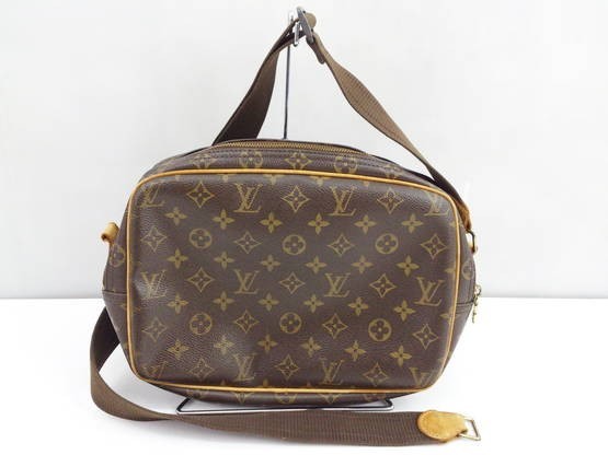◇ LOUIS VUITTON ルイ ヴィトン モノグラム M45254 リポーターPM ショルダーバッグ ブラウン * ◆ 1000027701361 ブランド別 る