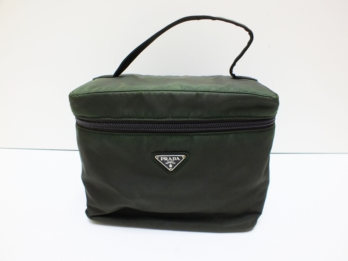 プラダ バニティバッグ 化粧ポーチ ナイロン 希少PRADA PRADA ポーチ 