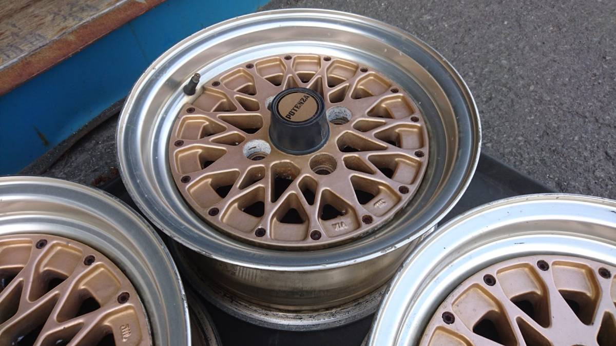 激レア ブリジストン ポテンザ TR-S メッシュ ゴールド 14-6J 旧車