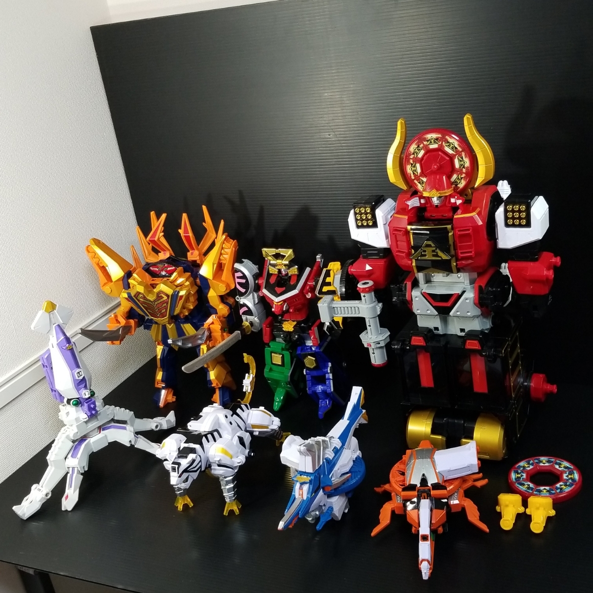 侍戦隊シンケンジャー 全侍合体 DX サムライハオー セット 兜、舵木 