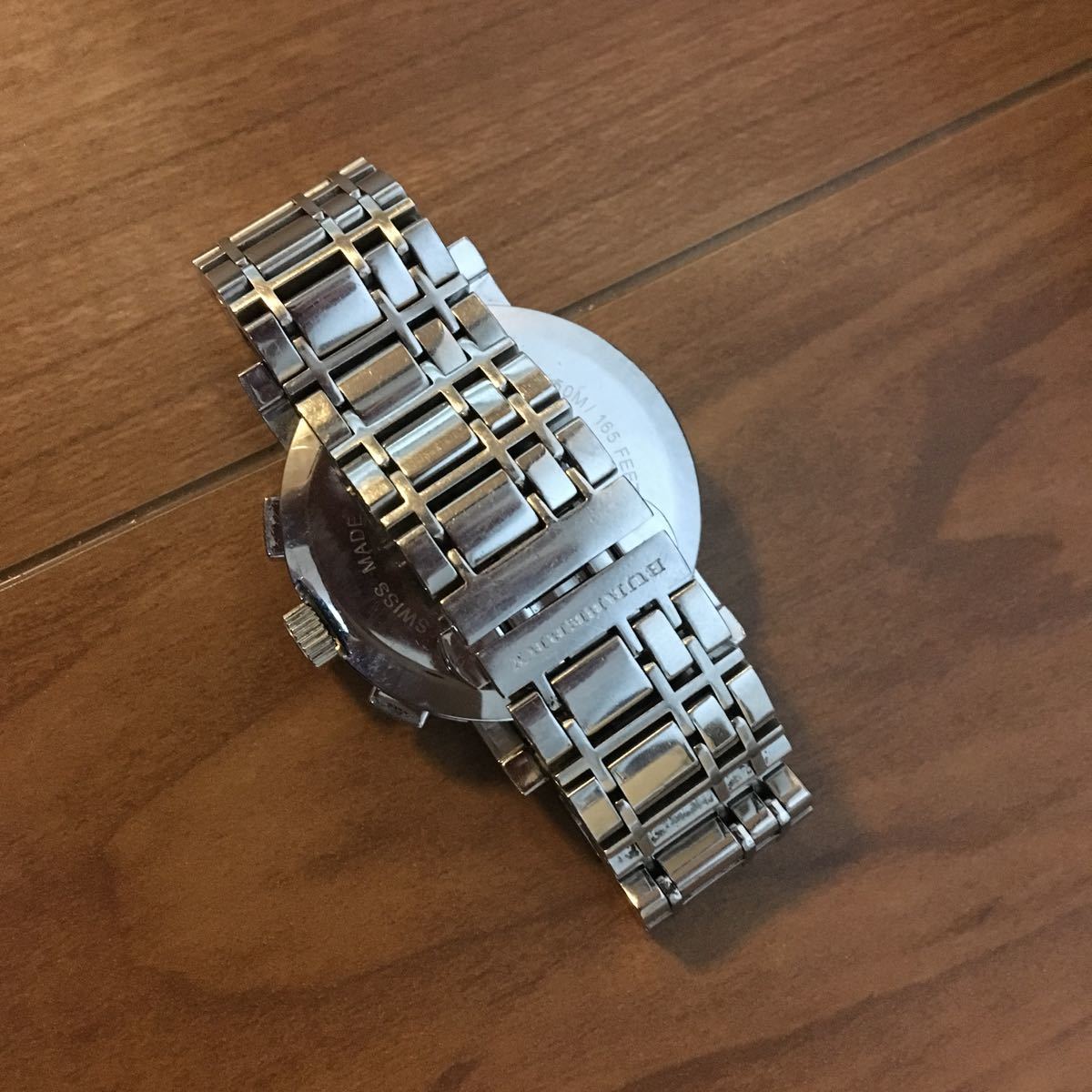バーバリー ヘリテージ クロノグラフ メンズ 電池交換済み 美品