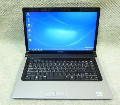 DELL Studio 1555 ★ Core 2Duo P8600 2コア/メモリ3GB/HDD500GB/マルチ/無線/HDMI/カメラ/office/Windows 7 Professional/XP Pro SP3/N230