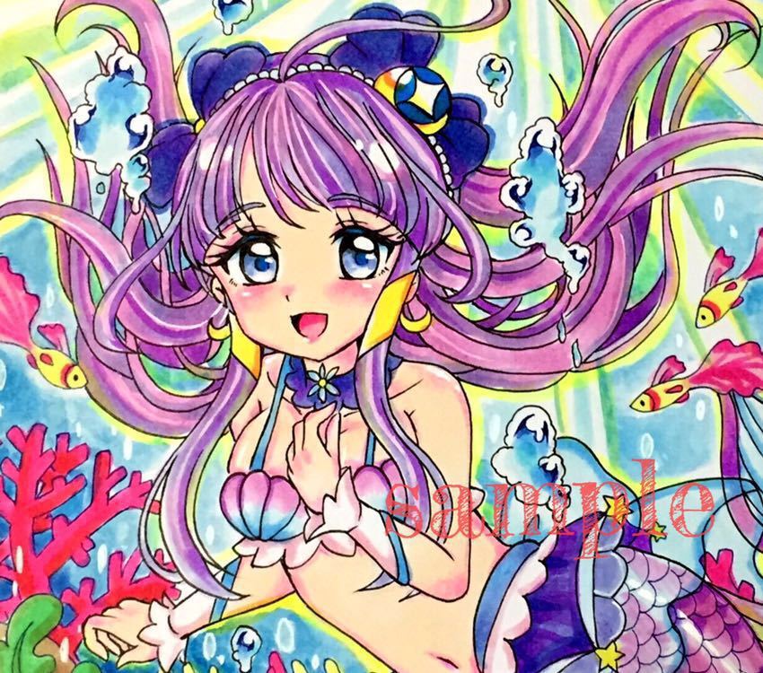 同人手描きイラスト【スター☆トゥインクル プリキュア】香久矢まどか