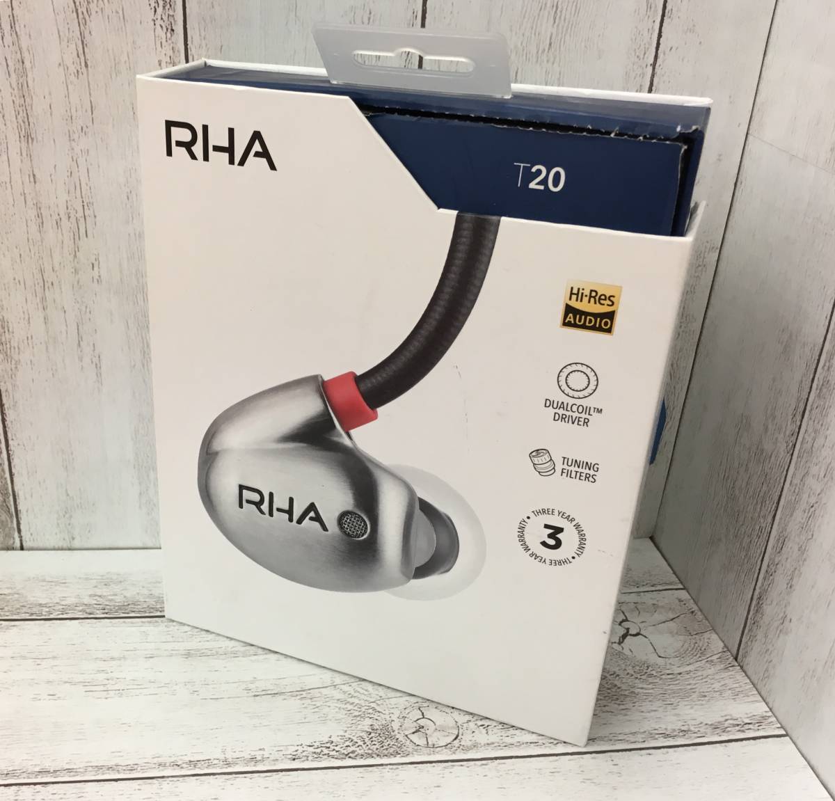 RHA】T20 イヤホン ハイレゾ 美品 RHA T20 イヤホン ハイレゾ -