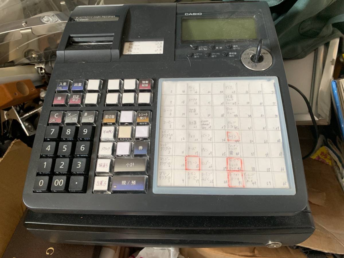 カシオ CASIO TK-2600 カシオレジスター レジスター - TK-2600⁄NK2000