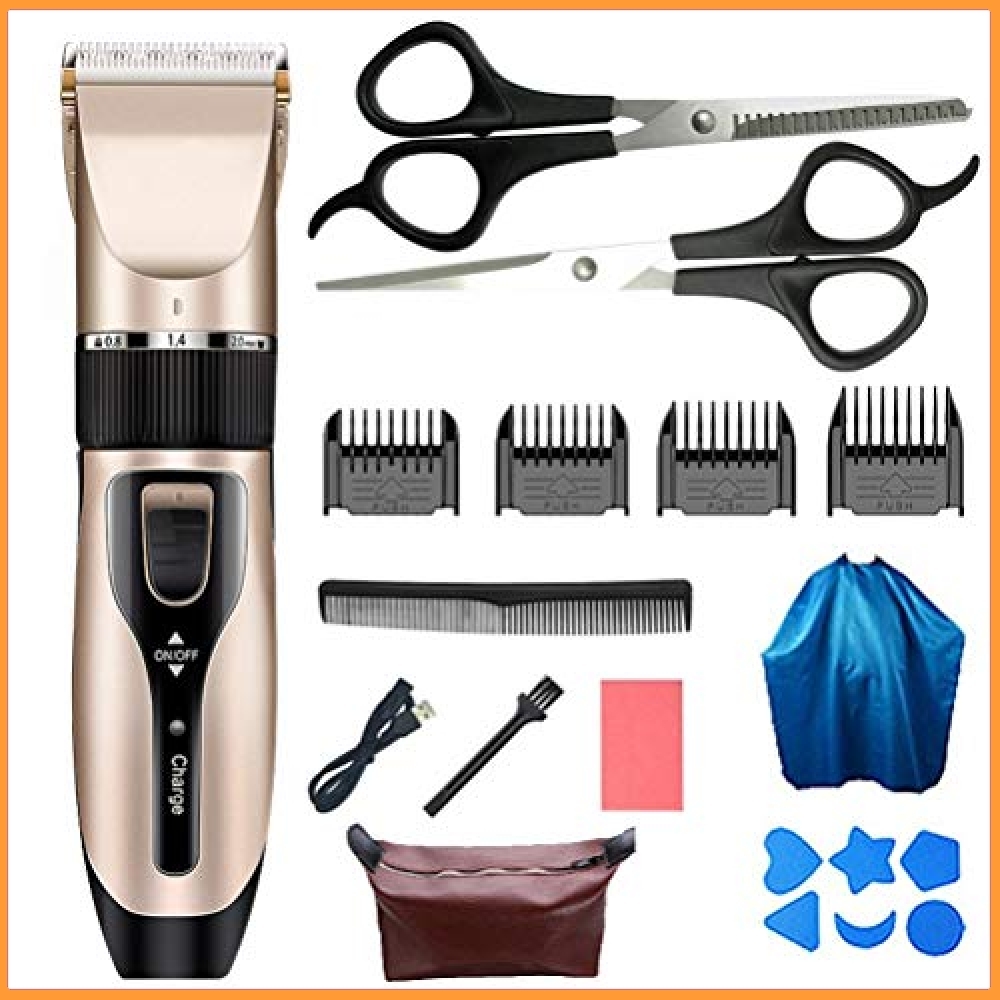 ＋特価＋バリカン セルフヘアカッター 充電・交流式 ヘアクリッパー 電動バリカン USB充電式 アタッチメントセット 家庭用の電気_1