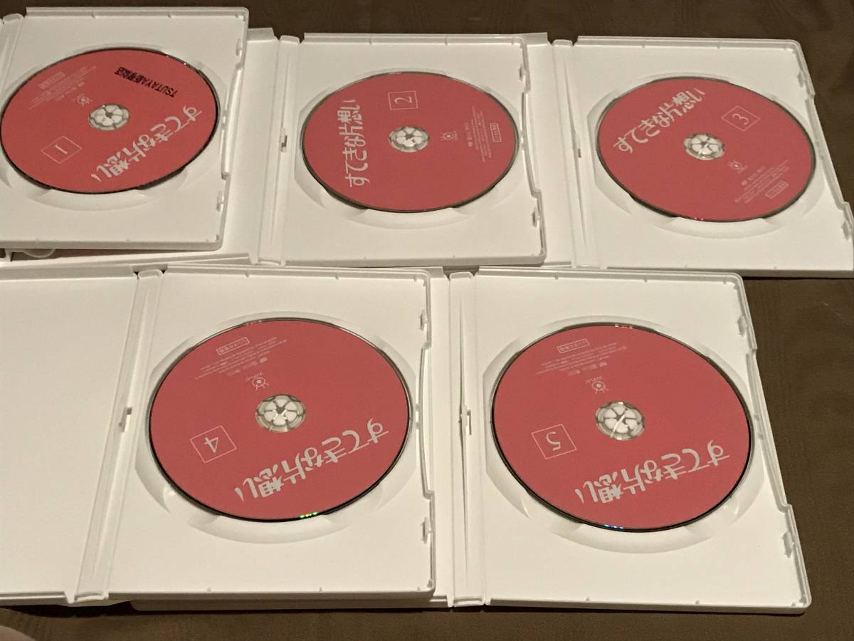 DVD すてきな片想い 柳葉敏郎 全巻セット 全5巻 中山美穂 出演 中山