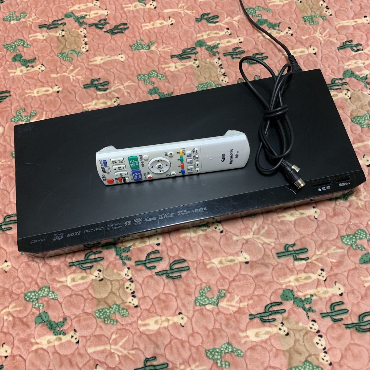 Panasonic ブルーレイBDレコーダー DMR-BRS500 2015年製リモコン、B