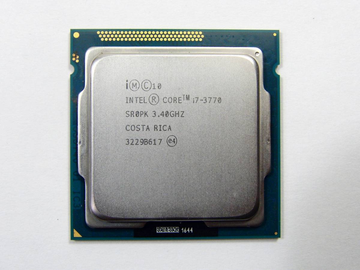 CPU Intel CORE i7-3770 3.40GHZ LGA1155 動作品 I7 Core Intel