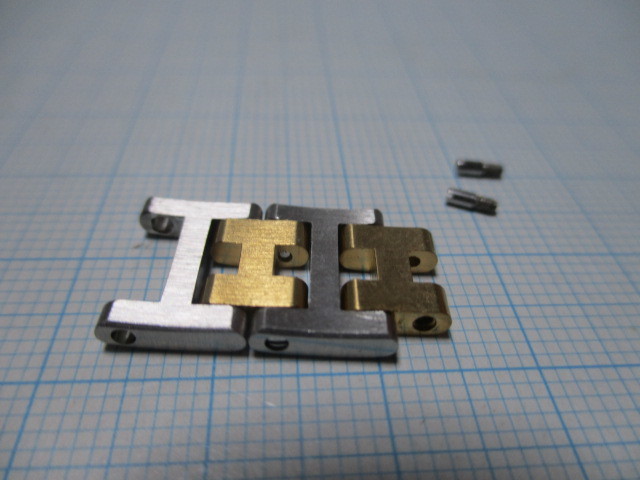 エルメス クリッパー コマ 12mm 2個セット ベルト コンビ ネジ 本物