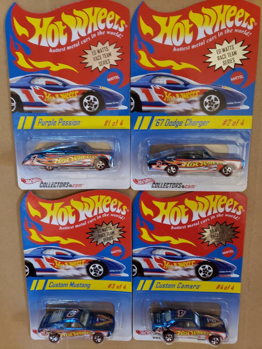 安い，定番 激レア ホットウィール RLC会員 各2500限定 ED WATTS RACE TEAM 4種コンプリートセット(乗用車)｜売買されたオークション情報、yahooの商品情報をアーカイブ公開 - オークファン 乗用車