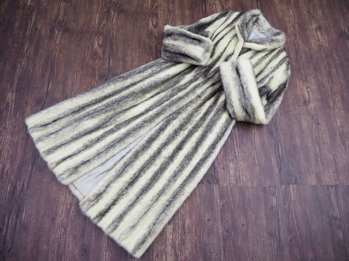 美品 総丈113㎝ サガミンク ブラックミンク コート XL ロング AA190