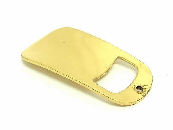1円 ■美品■ LOUIS VUITTON ルイヴィトン VIP限定 モノグラムプリント 靴べら メンズ レディース ゴールド×ブラウン C0852DR