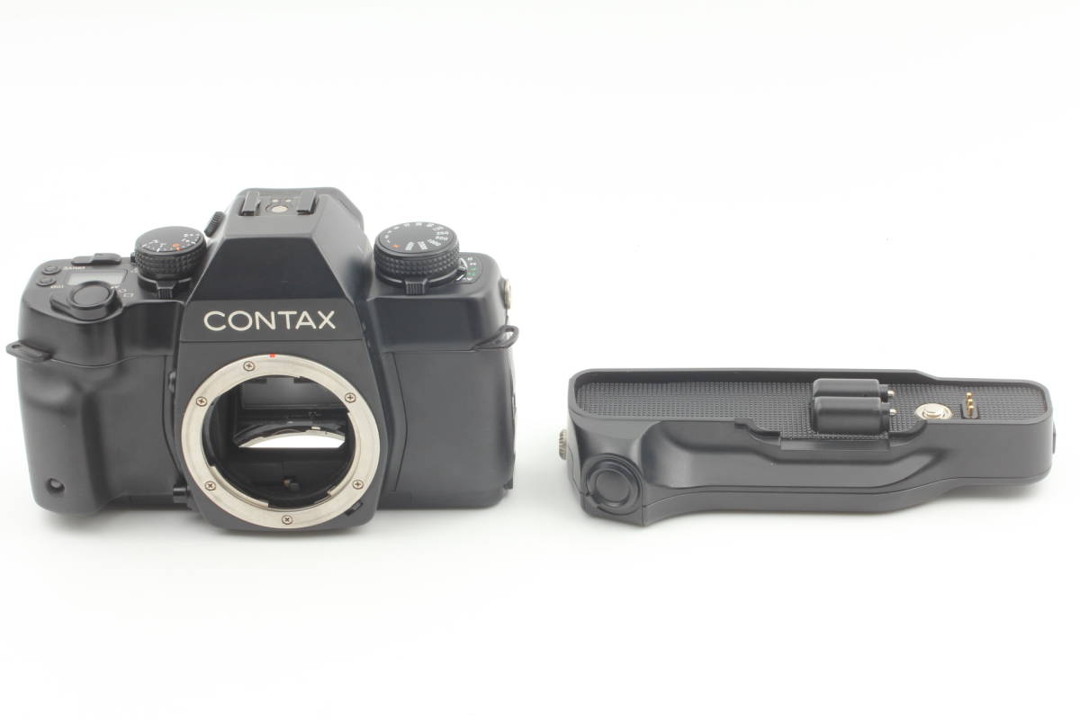 「美品」CONTAX ST + P7 フィルムカメラ 一眼レフ コンタックス CONTAX コンタックス ST フィルムカメラ & バッテリーフォルダー P-7